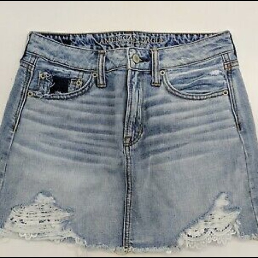 AE Jean skirt